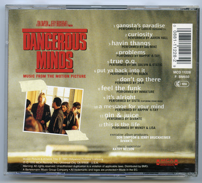 DANGEROUS MINDS Original CD Soundtrack (back) 