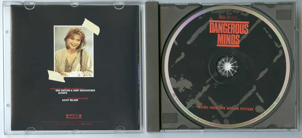 DANGEROUS MINDS Original CD Soundtrack (Inside) 