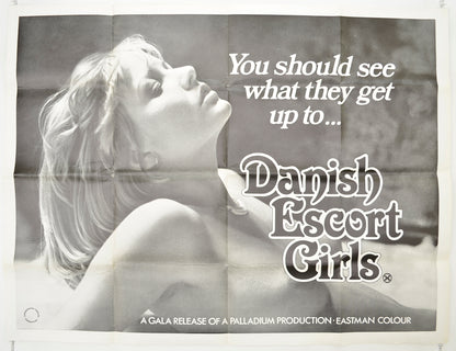 Danish Escort Girls  Original Quad Poster - Film Poster - Movie Poster