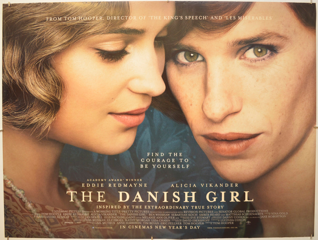 The Danish Girl Original Quad Poster - Film Poster - Movie Poster