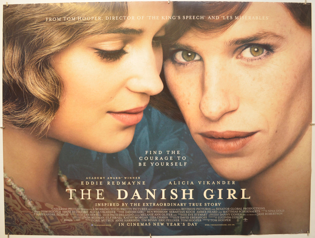 The Danish Girl Original Quad Poster - Film Poster - Movie Poster