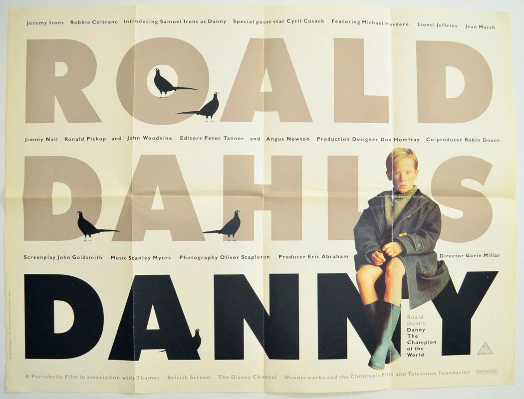 Danny Champion Of The World     Original British Quad Poster - Film Poster - Movie Poster 