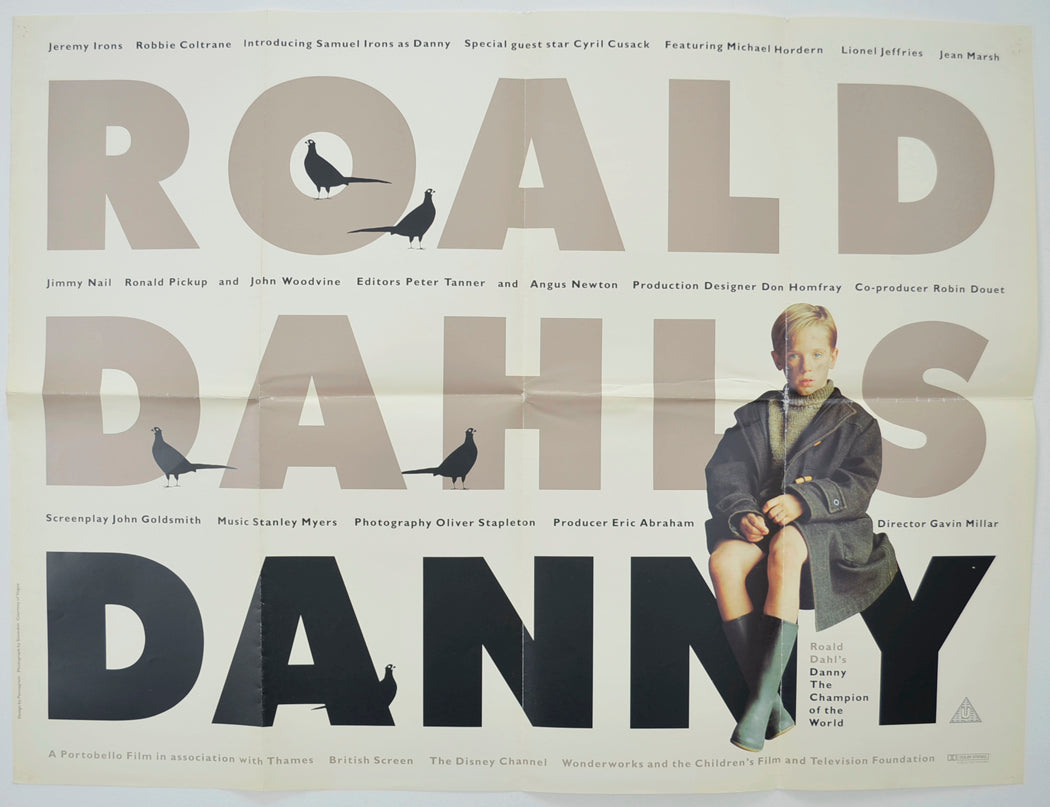 Danny Champion Of The World    Original Quad Poster - Film Poster - Movie Poster 