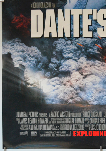 DANTE’S PEAK (Bottom Left) Cinema One Sheet Movie Poster 