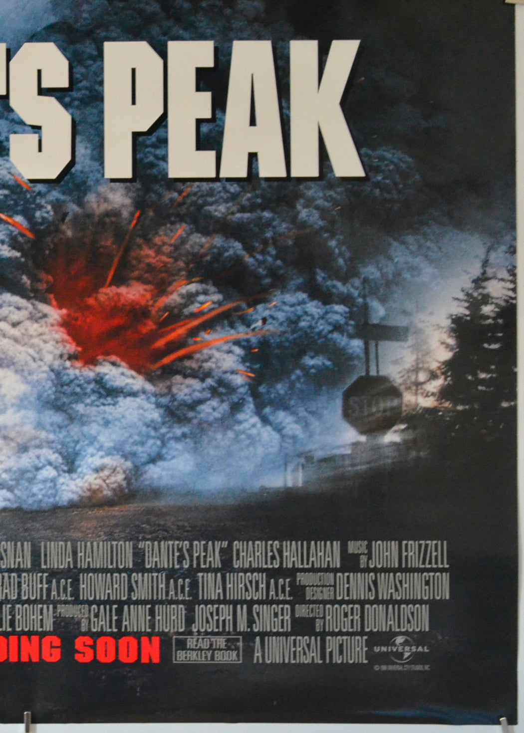 DANTE’S PEAK (Bottom Right) Cinema One Sheet Movie Poster 