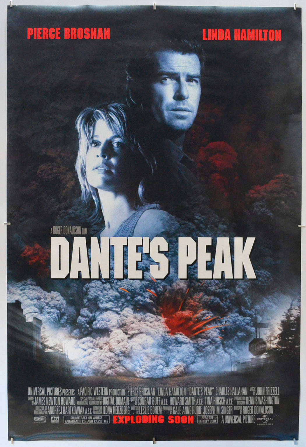 Dante’s Peak - Original One Sheet Poster - Film Poster - Movie Poster