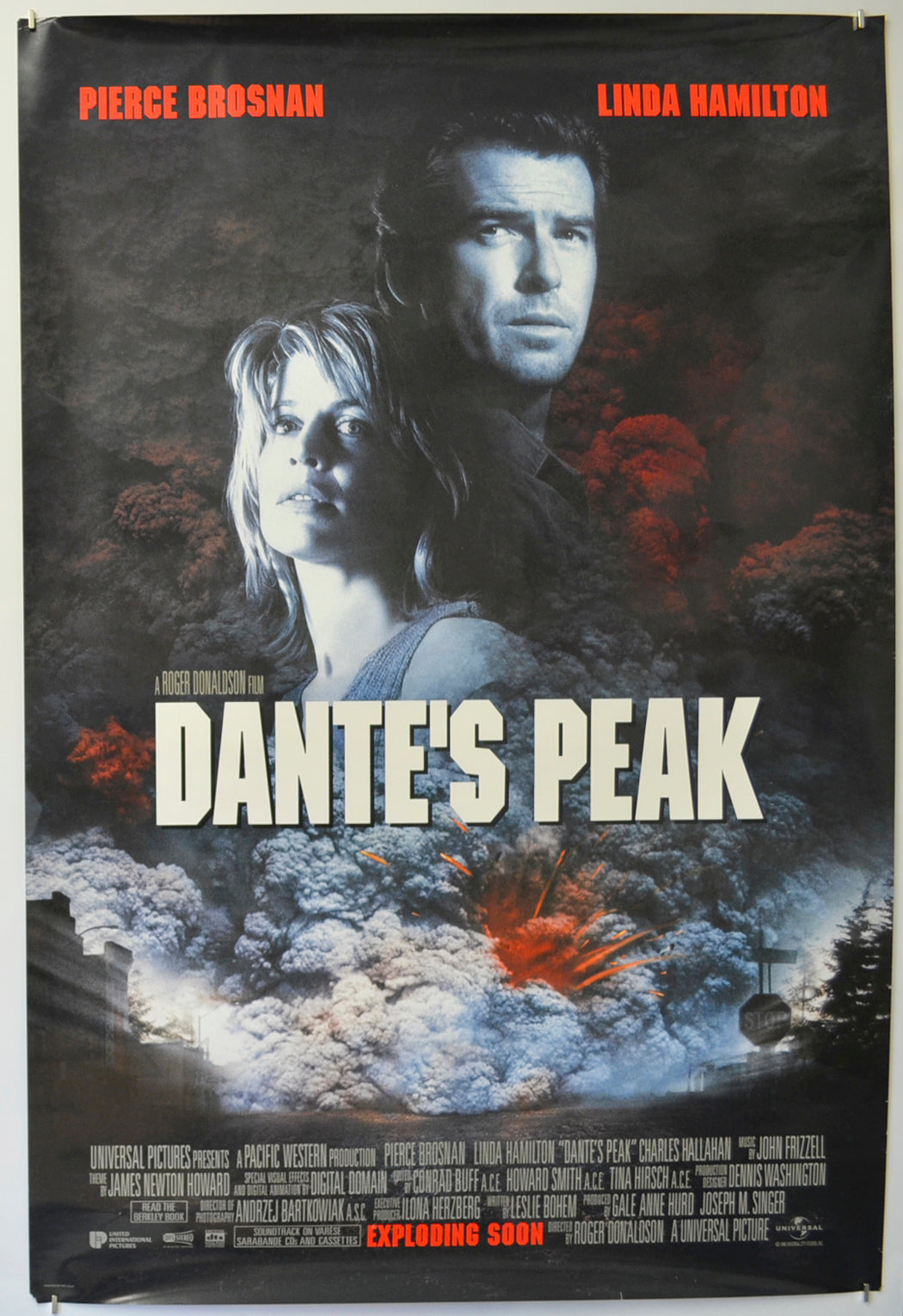 Dante's Peak  Original One Sheet Poster - Film Poster - Movie Poster