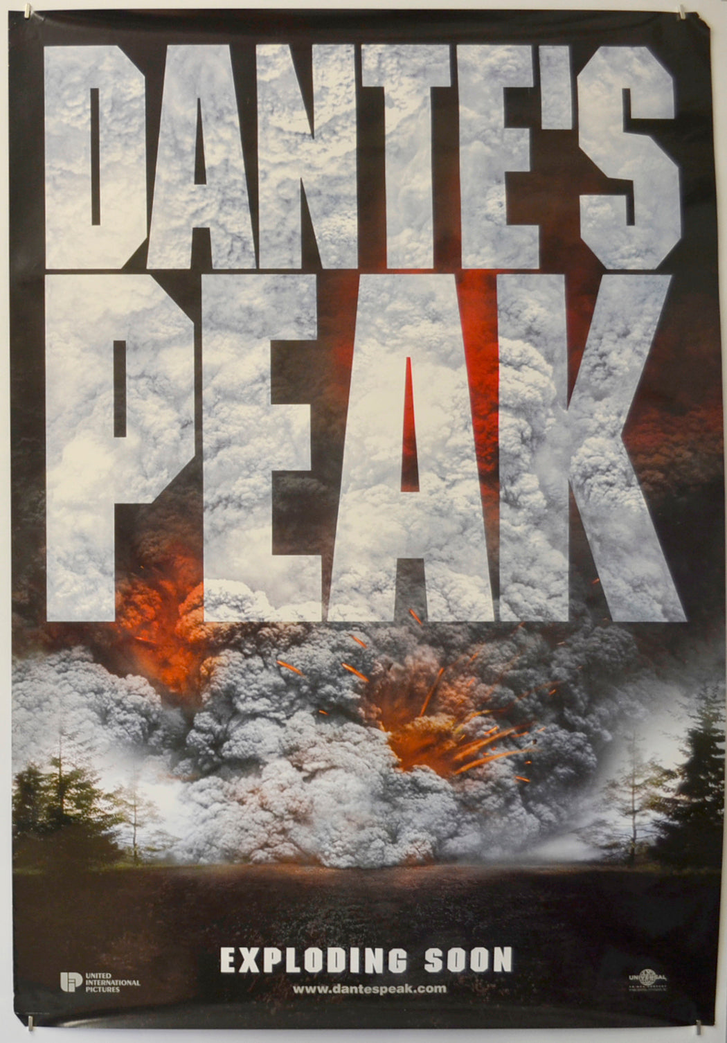 Dante's Peak  (Teaser / Advance Version)   Original One Sheet Poster - Film Poster - Movie Poster