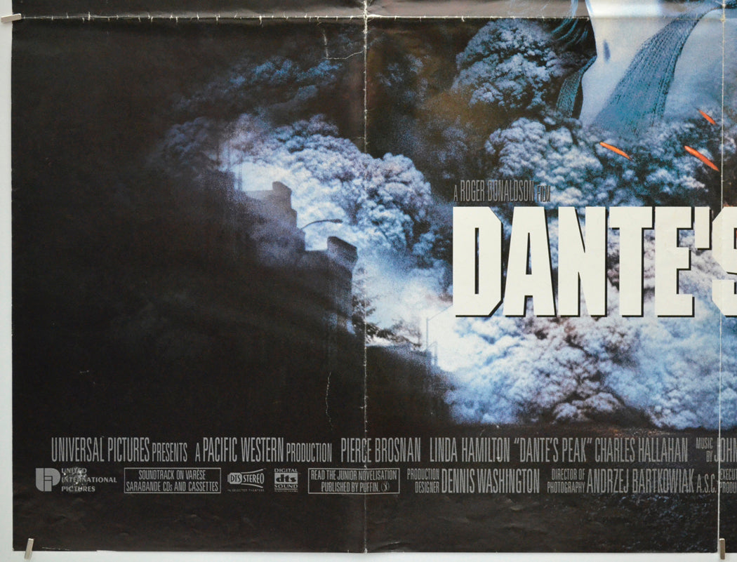 DANTE’S PEAK (Bottom Left) Cinema Quad Movie Poster 