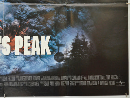 DANTE’S PEAK (Bottom Right) Cinema Quad Movie Poster 