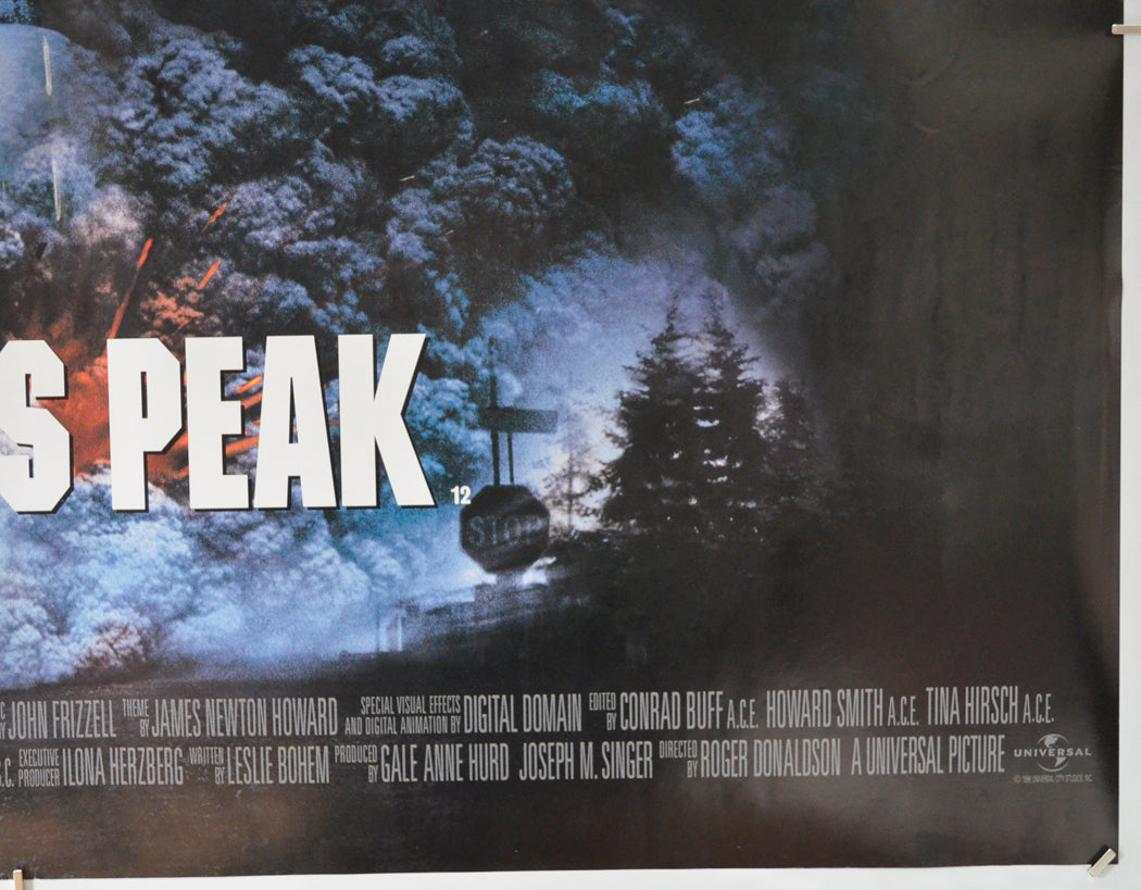 DANTE’S PEAK (Bottom Right) Cinema Quad Movie Poster 