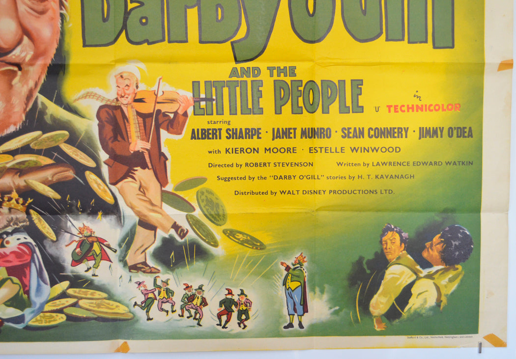 DARBY O’GILL AND THE LITTLE PEOPLE (Bottom Right) Cinema Quad Movie Poster 