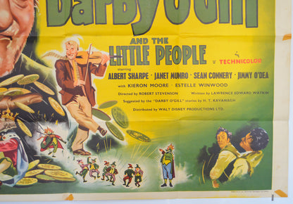 DARBY O’GILL AND THE LITTLE PEOPLE (Bottom Right) Cinema Quad Movie Poster 