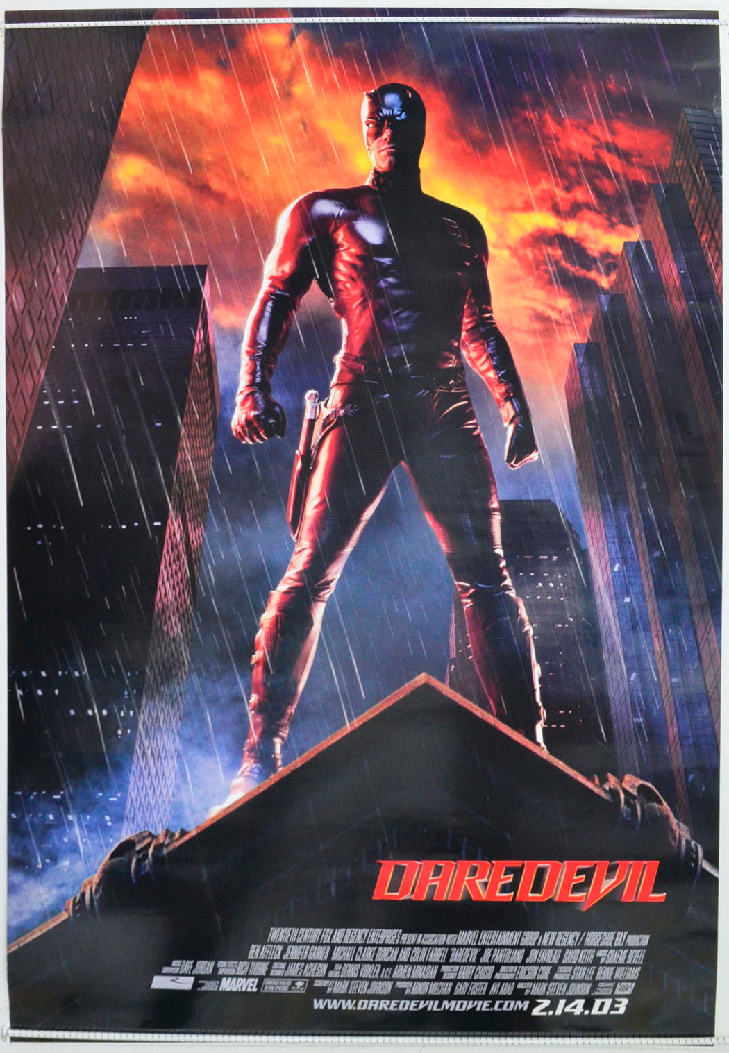 Daredevil Original One Sheet Poster - Film Poster - Movie Poster 