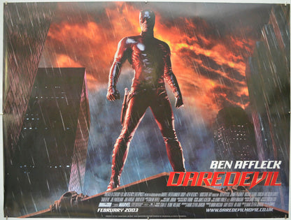 Daredevil (Teaser / Advance Version) Original Quad Poster - Film Poster - Movie Poster