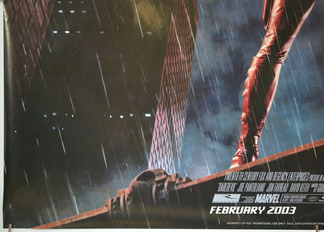 DAREDEVIL (Bottom Left) Cinema Quad Movie Poster 