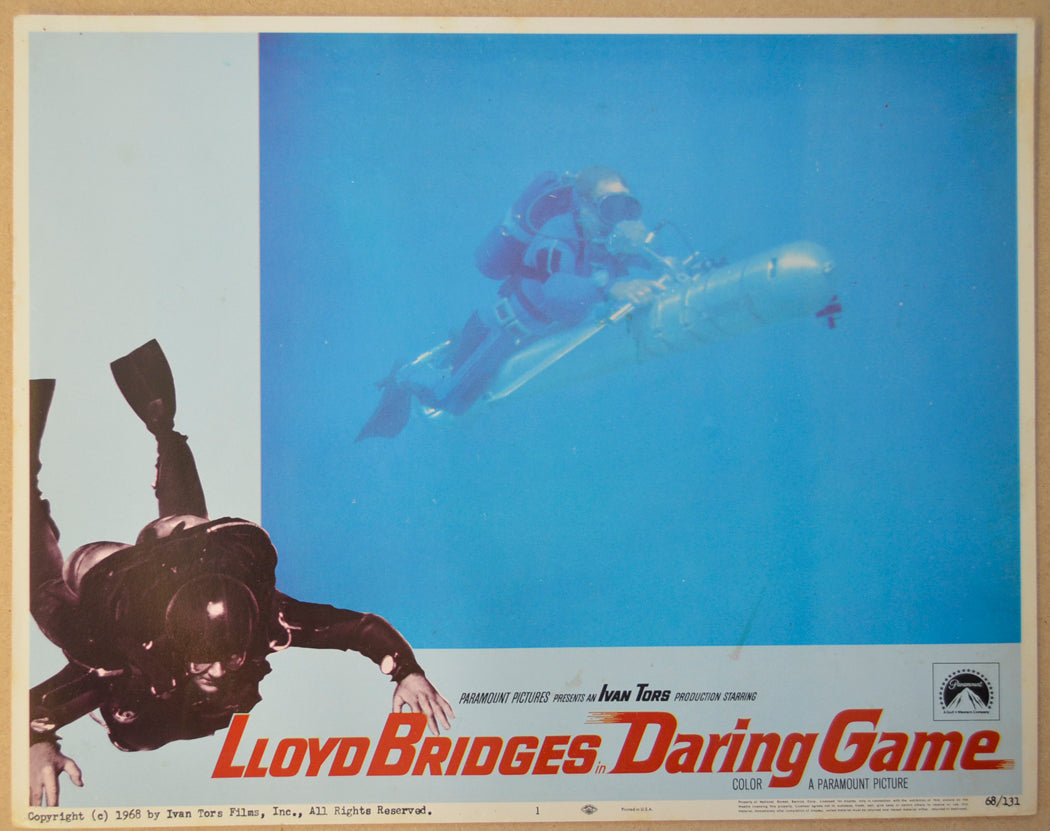 DARING GAME (Card 1) Cinema Lobby Card Set 