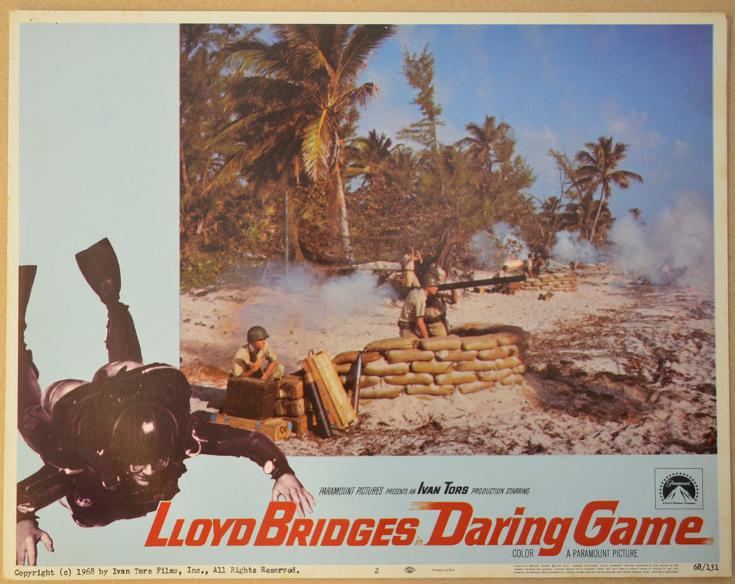 DARING GAME (Card 2) Cinema Lobby Card Set 