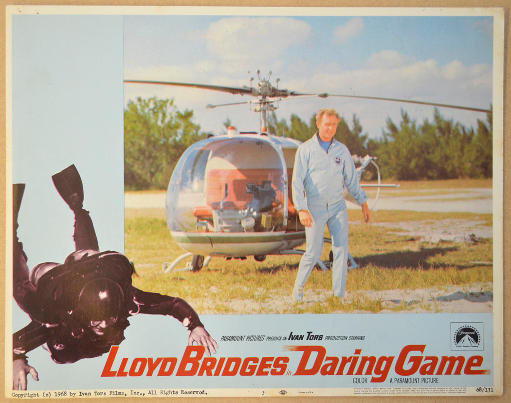 DARING GAME (Card 3) Cinema Lobby Card Set 