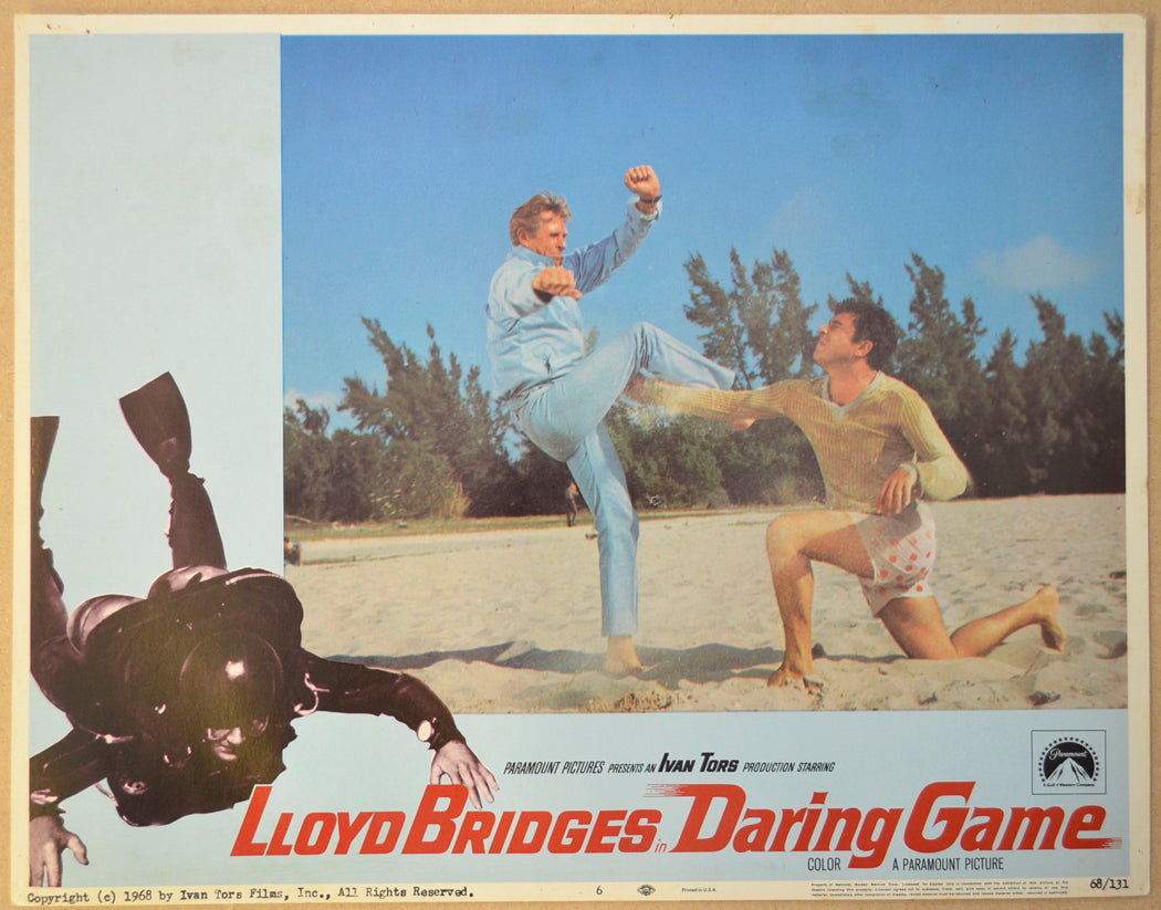 DARING GAME (Card 6) Cinema Lobby Card Set 