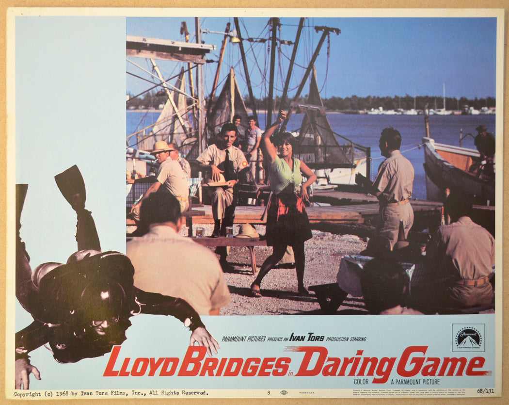 DARING GAME (Card 8) Cinema Lobby Card Set 