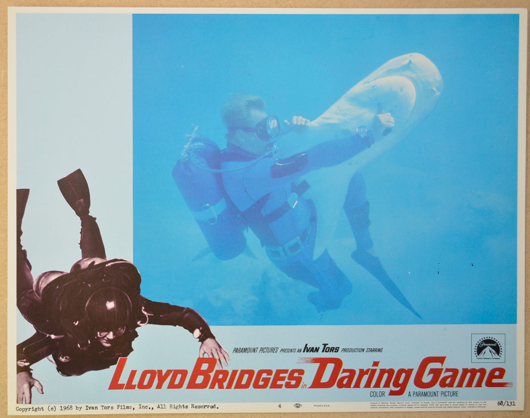 DARING GAME (Card 4) Cinema Lobby Card Set 