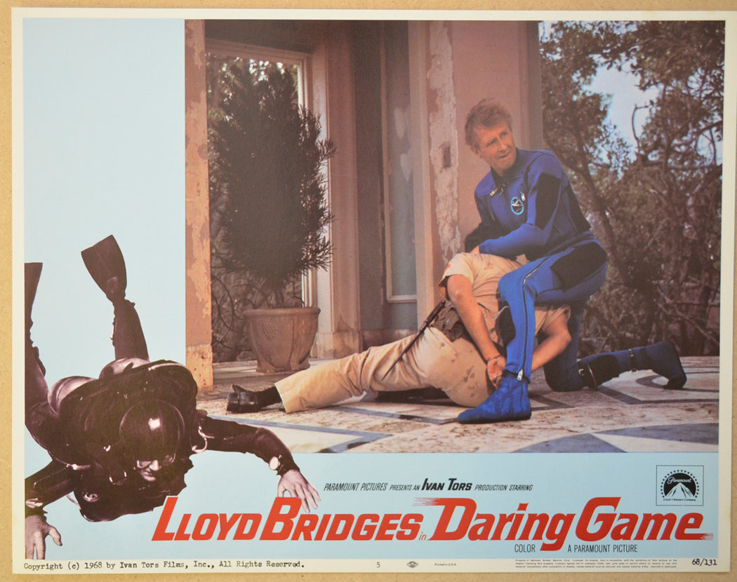 DARING GAME (Card 5) Cinema Lobby Card Set 