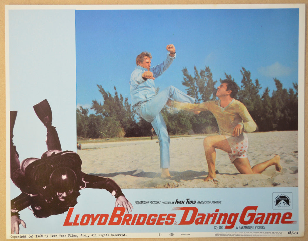 DARING GAME (Card 6) Cinema Lobby Card Set 