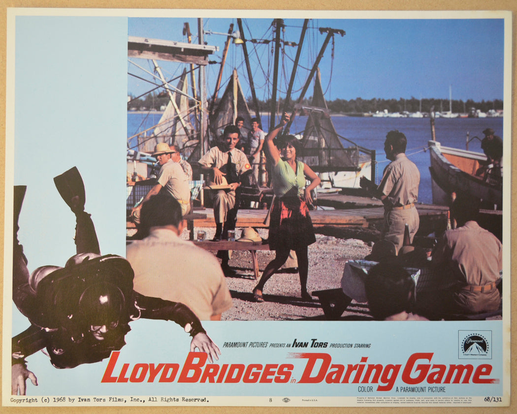 DARING GAME (Card 8) Cinema Lobby Card Set 