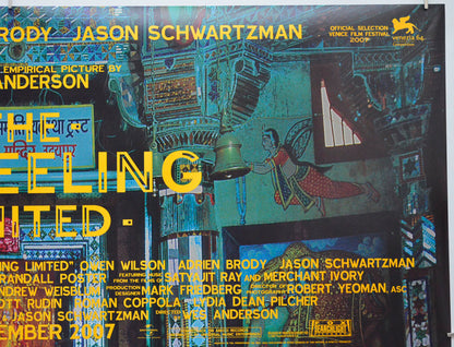 THE DARJEELING LIMITED (Top Right) Cinema Quad Movie Poster 