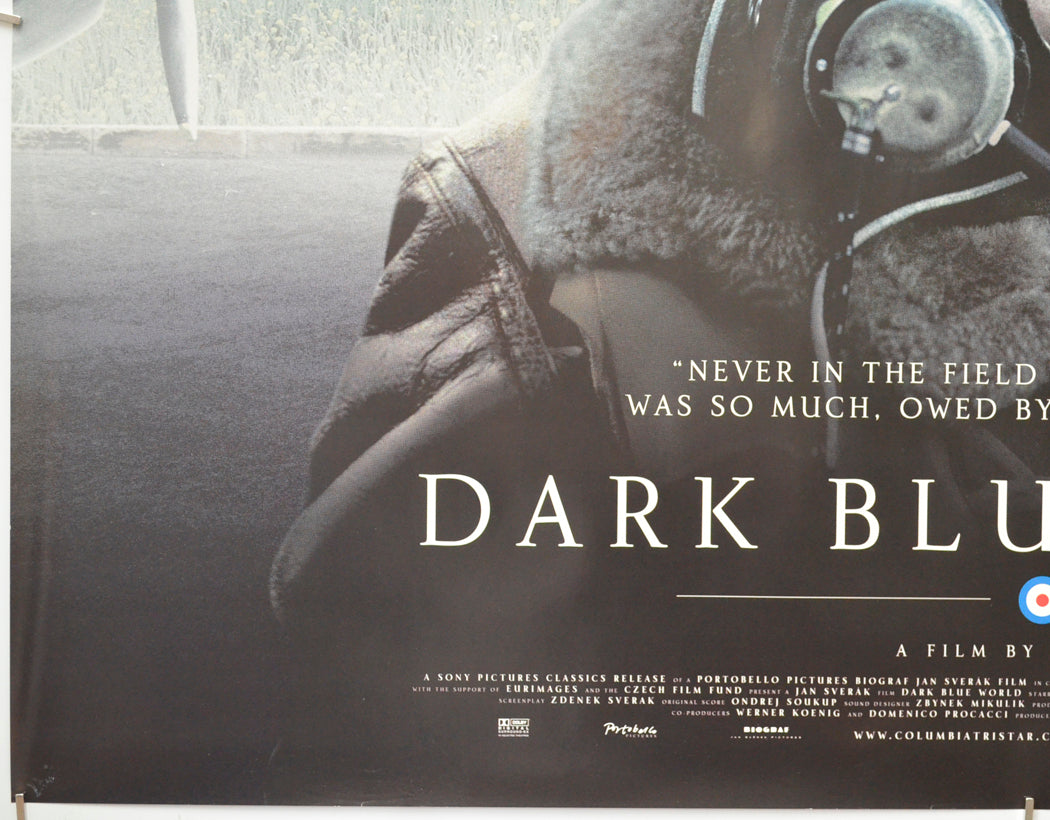 DARK BLUE WORLD (Bottom Left) Cinema Quad Movie Poster 