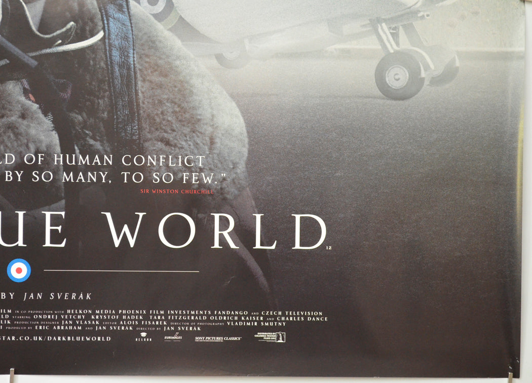 DARK BLUE WORLD (Bottom Right) Cinema Quad Movie Poster 