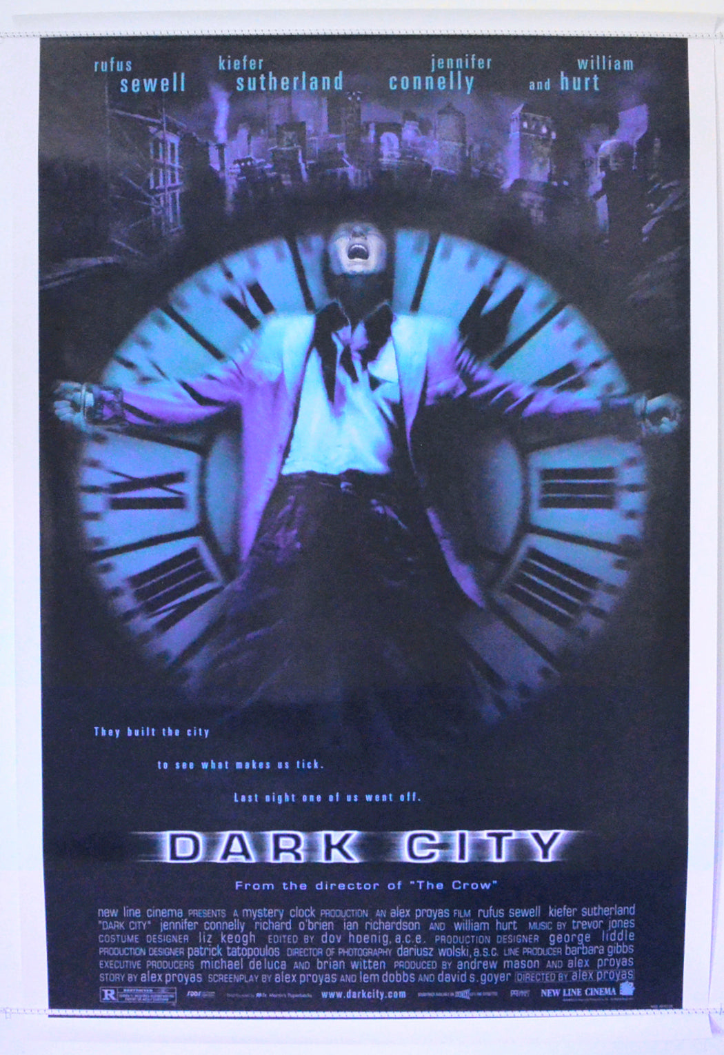 Dark City  Original One Sheet Poster - Film Poster - Movie Poster 