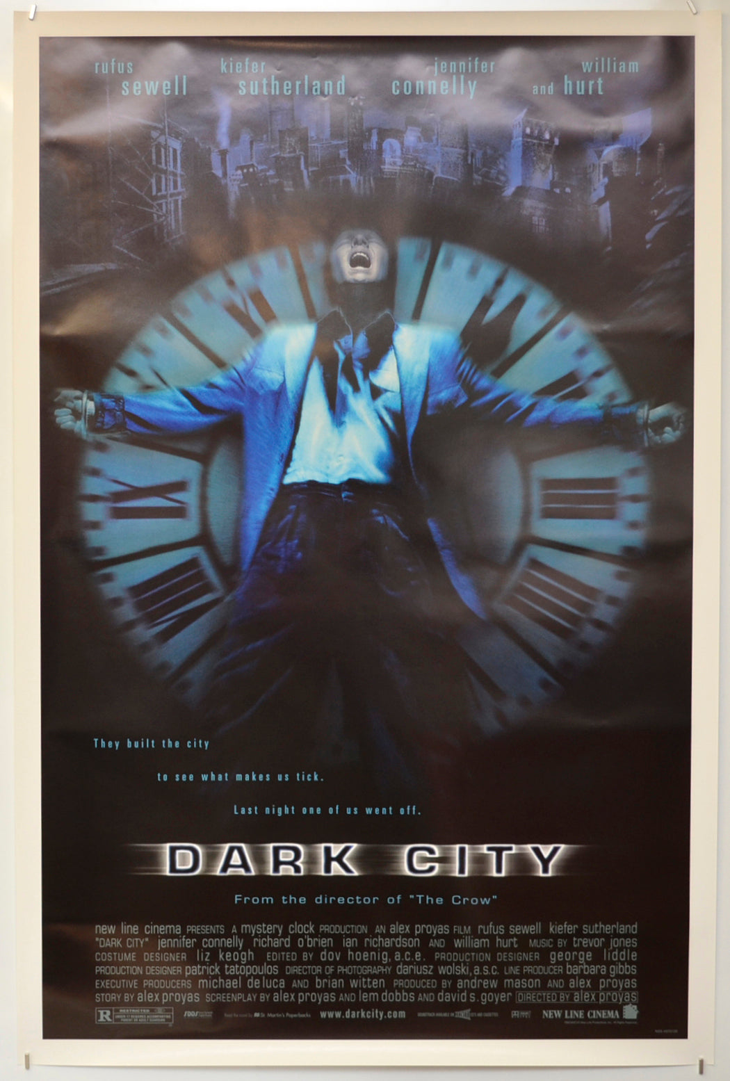 Dark City Original One Sheet Poster - Film Poster - Movie Poster