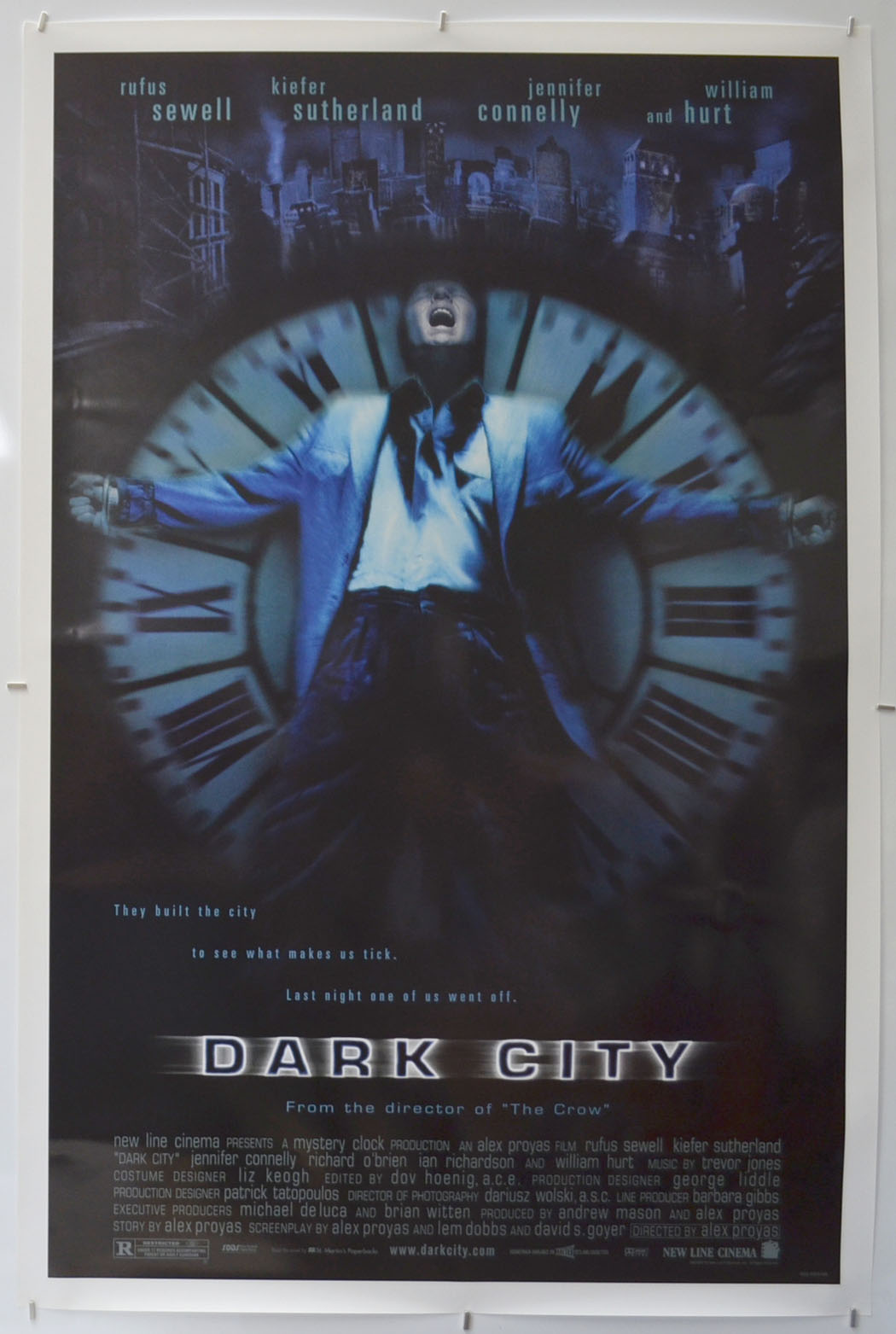 Dark City Original One Sheet Poster - Film Poster - Movie Poster