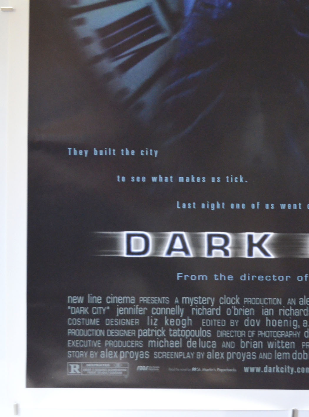 DARK CITY (Bottom Left) Cinema One Sheet Movie Poster 