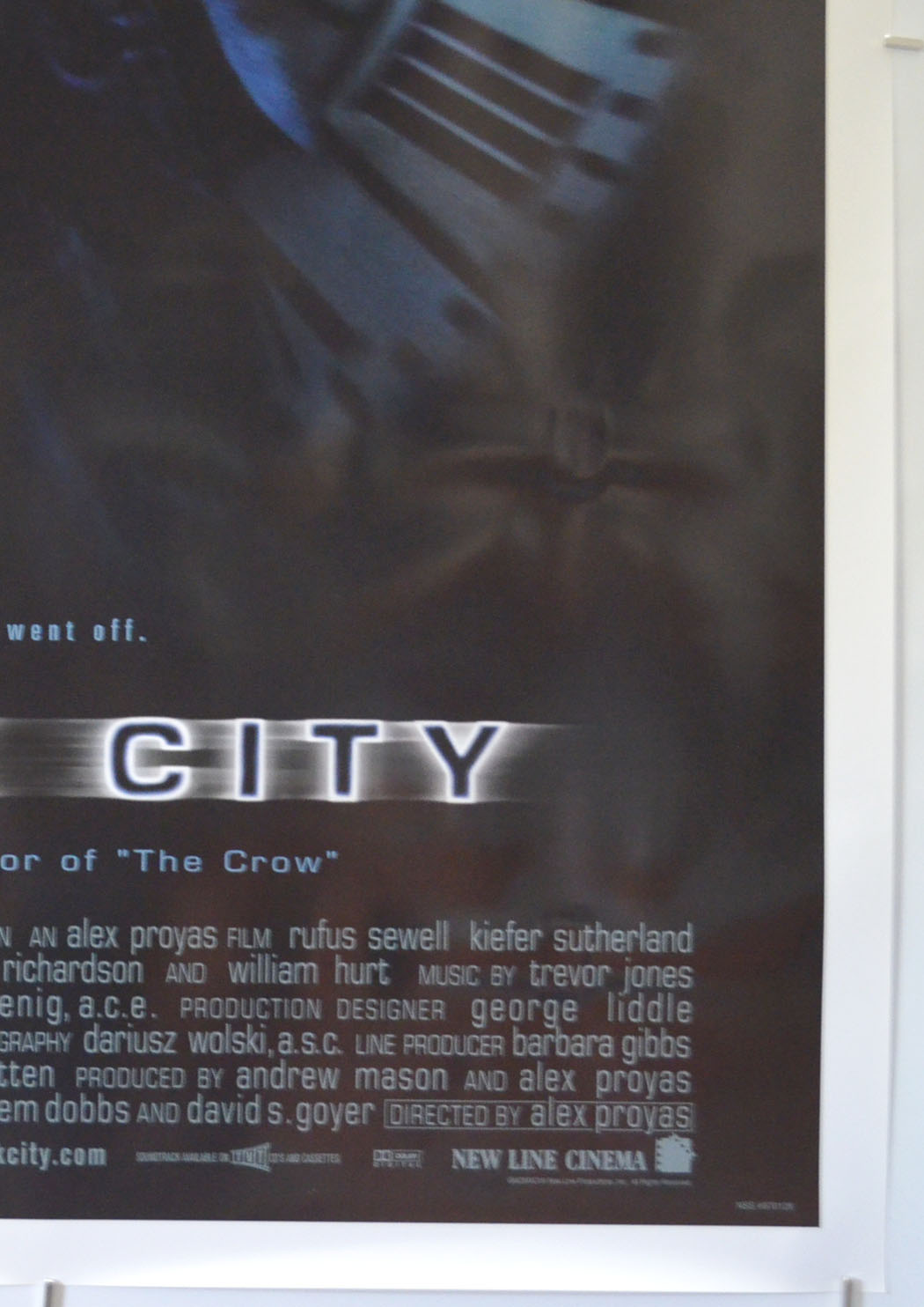 DARK CITY (Bottom Right) Cinema One Sheet Movie Poster 