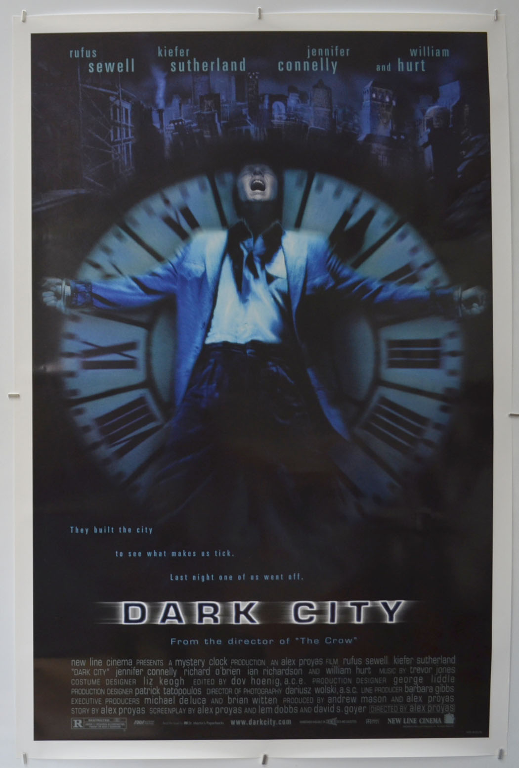 Dark City Original One Sheet Poster - Film Poster - Movie Poster