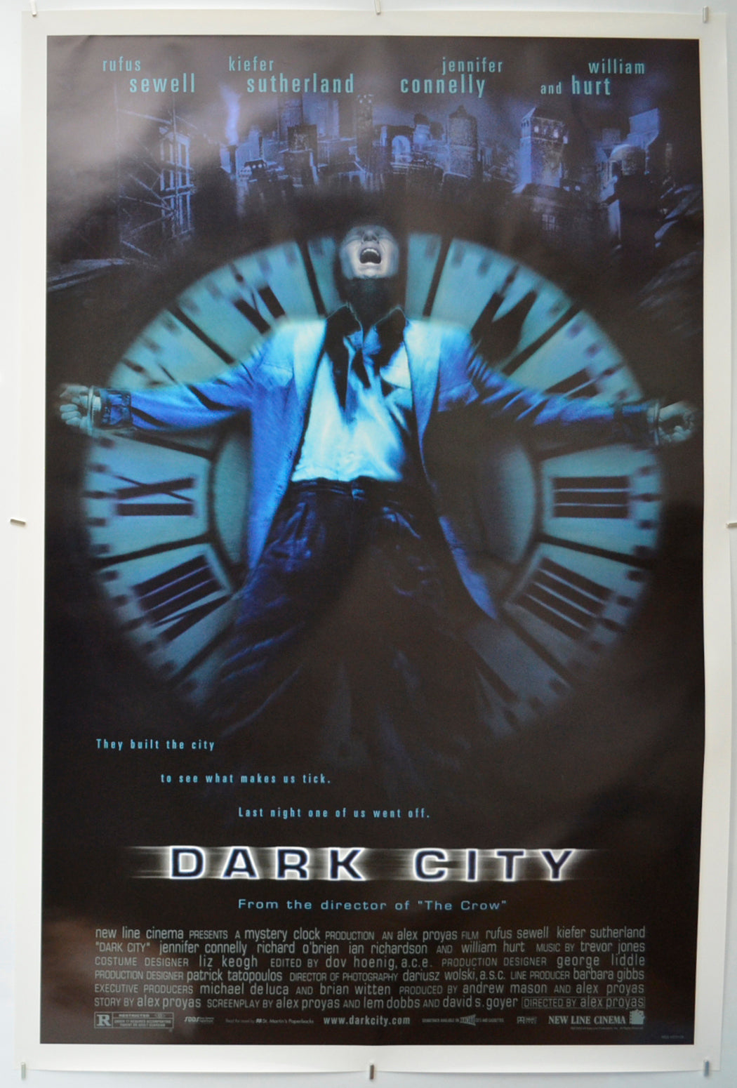 Dark City - Original One Sheet Poster - Film Poster - Movie Poster