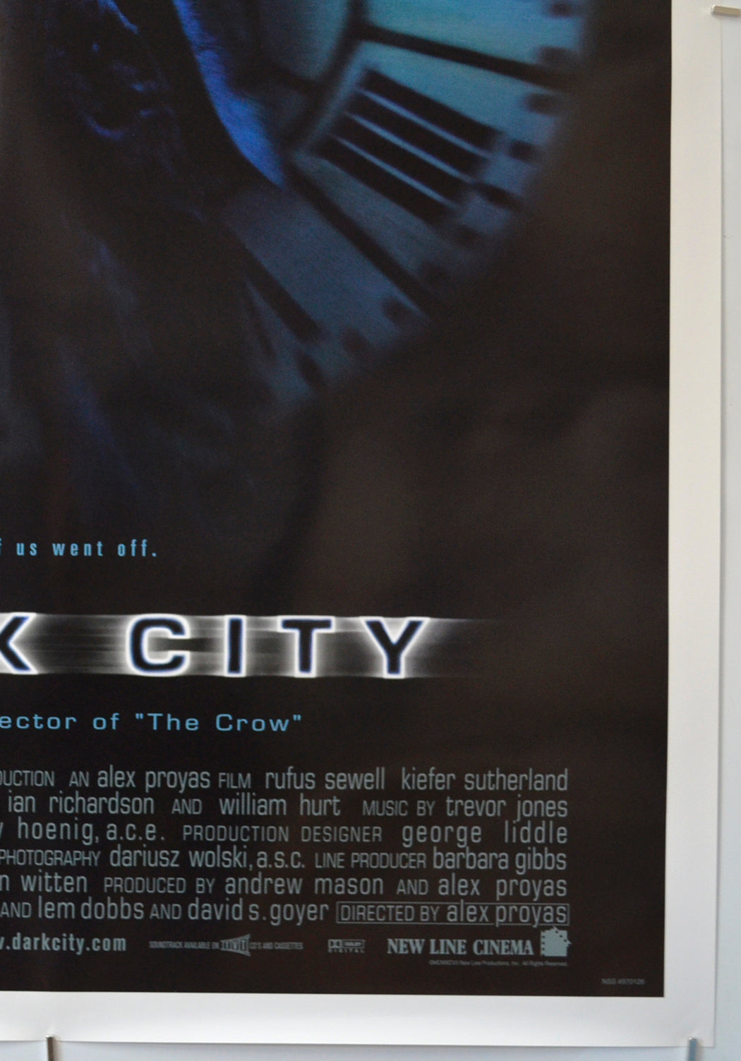 DARK CITY (Bottom Right) Cinema One Sheet Movie Poster 