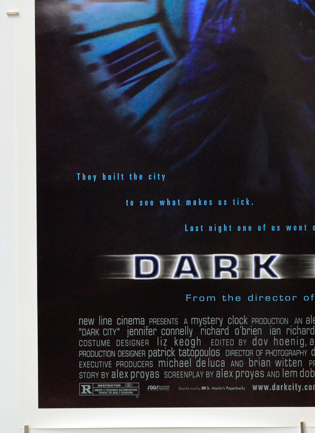 Dark City (Bottom Left) Cinema One Sheet Movie Poster 
