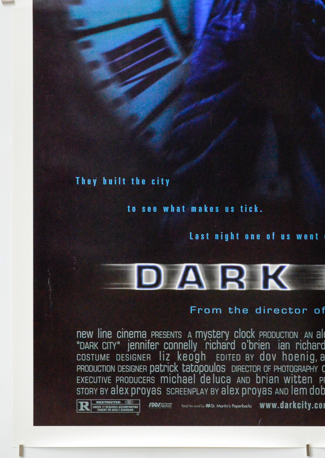 Dark City (Bottom Left) Cinema One Sheet Movie Poster 
