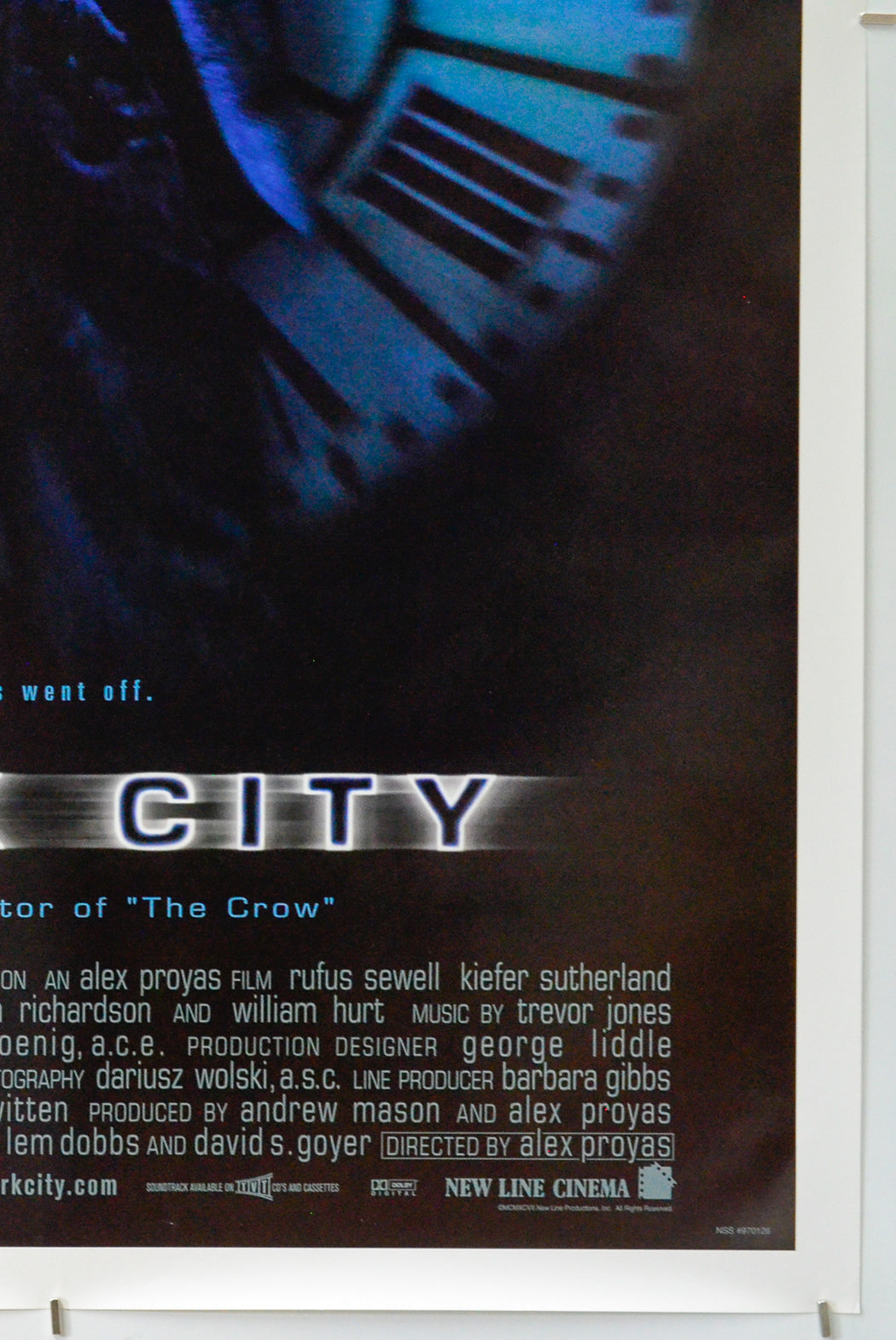 Dark City (Bottom Right) Cinema One Sheet Movie Poster 