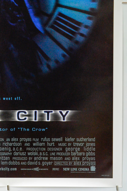 Dark City (Bottom Right) Cinema One Sheet Movie Poster 