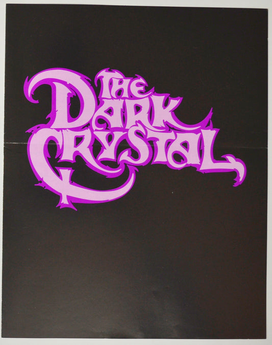 The Dark Crystal Original Cinema Exhibitors Press Synopsis / Credits Booklet (UK)