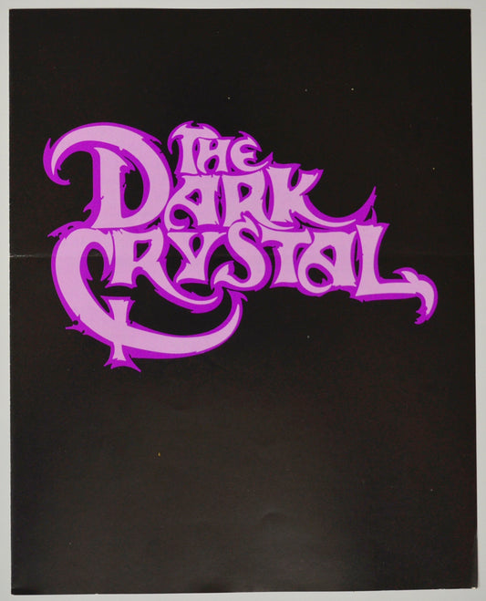 The Dark Crystal Original Cinema Exhibitors Press Synopsis / Credits Booklet (UK)