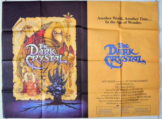 The Dark Crystal Original British Quad Poster - Movie Poster