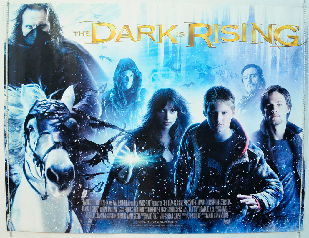 The Dark Is Rising  (a.k.a. The Seeker : The Dark Is Rising)   Original British Quad Poster - Film Poster - Movie Poster 