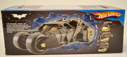 THE DARK KNIGHT Hot Wheels 1:18 scale (BOX BACK View)  