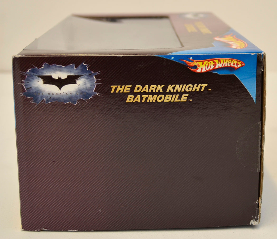 THE DARK KNIGHT Hot Wheels 1:18 scale (BOX SIDE 2 View)  